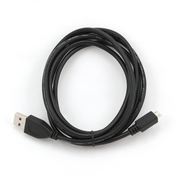 Obrázok pre Gembird CCP-MUSB2-AMBM-1M USB kabel USB 2.0 Micro-USB B USB A Černá