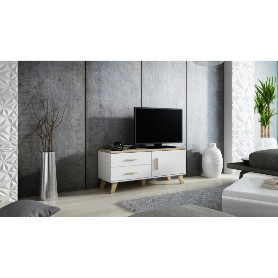 Obrázok pre Cama LOTTA TV12 1D3S televizní stolek/nábytek k multimediálnímu vybavení 3 zásuvka/zásuvek