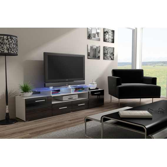 Obrázok pre Cama EVORA BI/CZ televizní stolek/nábytek k multimediálnímu vybavení 2 zásuvka/zásuvek