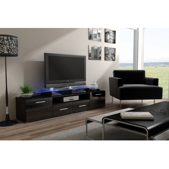 Obrázok pre Cama EVORA WE/CZ televizní stolek/nábytek k multimediálnímu vybavení 2 zásuvka/zásuvek