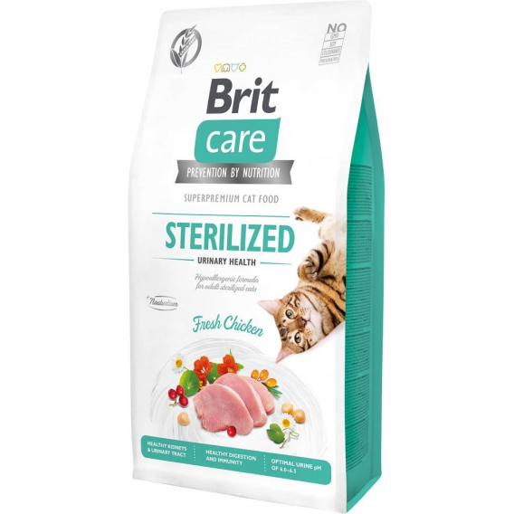 Obrázok pre BRIT Care Grain Free Sterilized Urinary Health - suché krmivo pro kočky -  7 kg