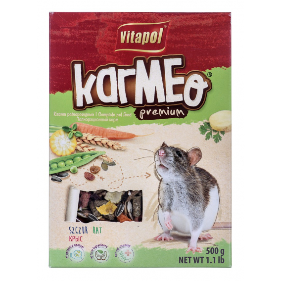 Obrázok pre VITAPOL Karmeo Premium - krmivo pro krysy - 500g