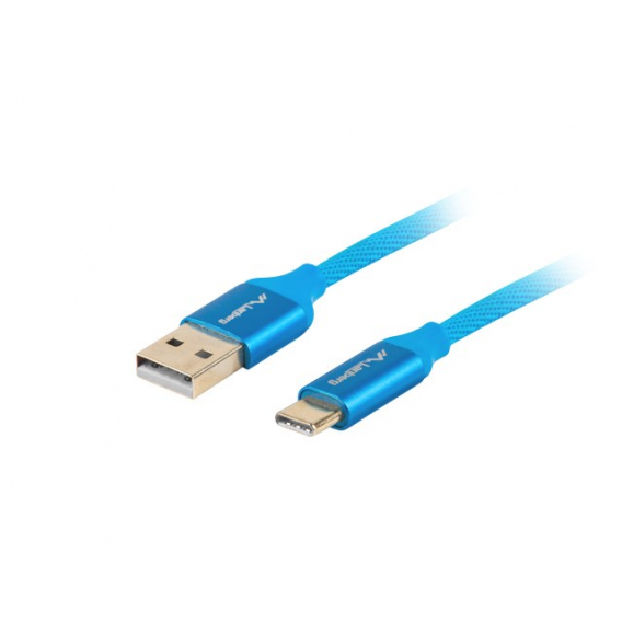 Obrázok pre Lanberg CA-USBO-22CU-0010-BL USB kabel 1 m USB 2.0 USB C USB A Modrá