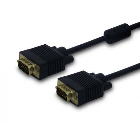 Obrázok pre Savio CL-29 VGA kabel 1,8 m VGA (D-Sub) Černá