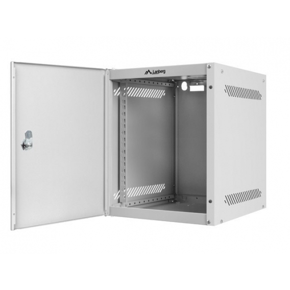 Obrázok pre LANBERG 10" WALL-MOUNTED RACK CABINET 6U (280X310, gray)