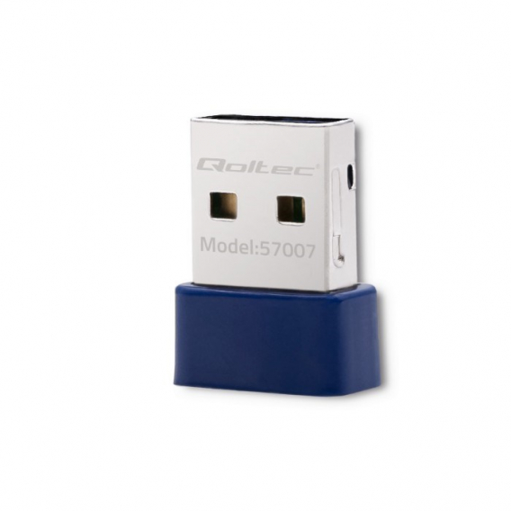 Obrázok pre Qoltec 57007 Bezdrátový mini Bluetooth USB WiFi adaptér