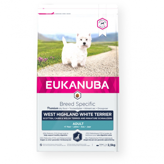 Obrázok pre Eukanuba BREED SPECIFIC 2,5 kg Dospělý jedinec Kuřecí maso, Turecko