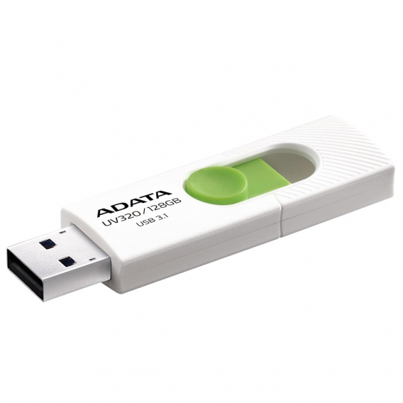 Obrázok pre ADATA UV320 USB paměť 128 GB USB Typ-A 3.2 Gen 1 (3.1 Gen 1) Zelená, Bílá