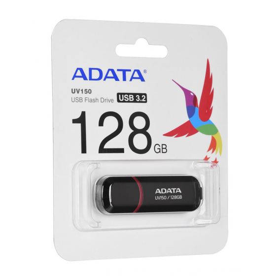 Obrázok pre ADATA AUV150-128G-RBK USB paměť 128 GB USB Typ-A 3.2 Gen 1 (3.1 Gen 1) Černá