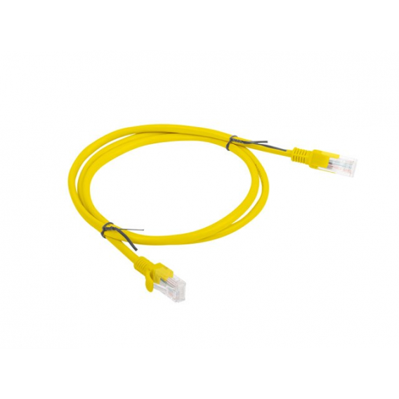 Obrázok pre Lanberg Patchcord RJ45, Kat. 5e, UTP, 1m, žlutý