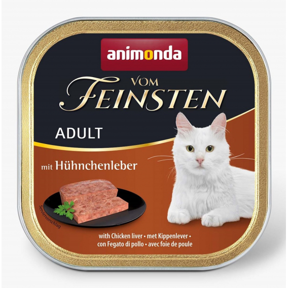 Obrázok pre animonda Vom Feinsten 4017721834438 šťavnaté krmivo pro kočky 100 g