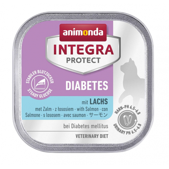 Obrázok pre ANIMONDA Integra Protect Diabetes Salmon - mokré krmivo pro kočky - 100g