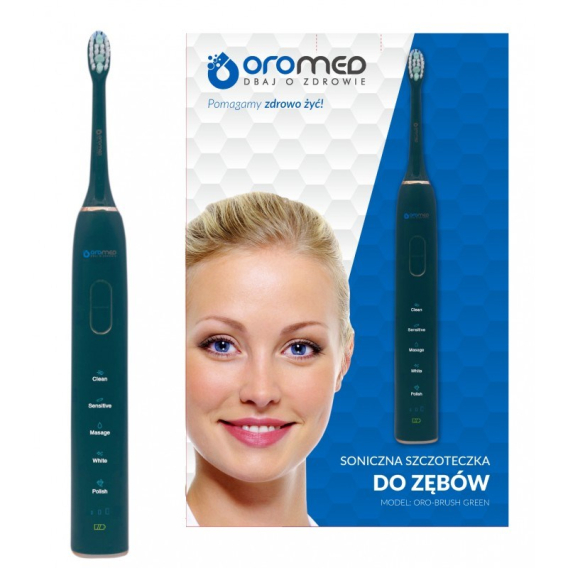 Obrázok pre Oromed ORO-BRUSH GREEN elektrický zubní kartáček Dospělý Sonický