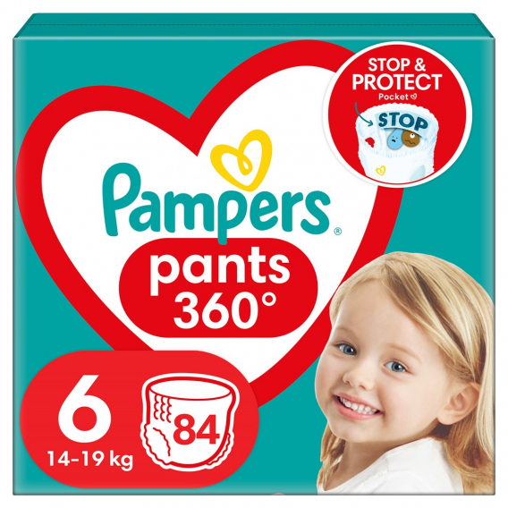 Obrázok pre Pampers Pants Chlapec/děvče 6 84 kusů