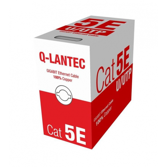 Obrázok pre Q-LANTEC KIU5OUTS305Q síťový kabel 305 m Cat5e U/UTP (UTP) černý