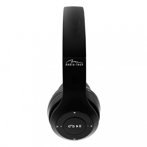 Obrázok pre MEDIA-TECH EPSILION BT MT3591 Bezdrátová sluchátka Bluetooth 4.2 Mikrofon Rádio FM Černá