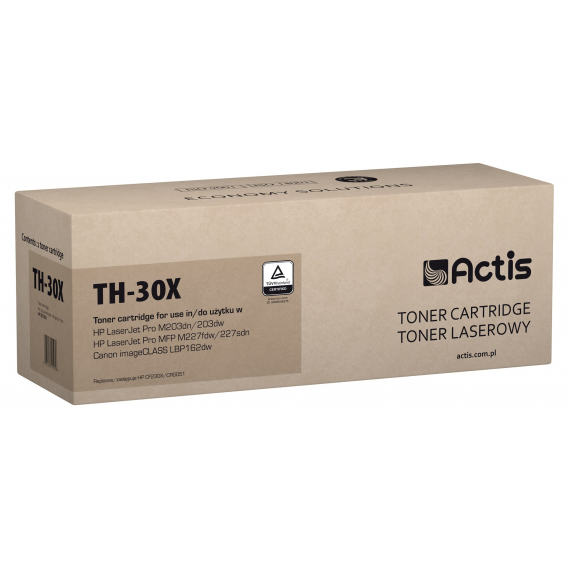 Obrázok pre Actis Tonerová kazeta TH-30X (náhradní kazeta HP 30X CF230X; standardní; 3500 stran; černá)