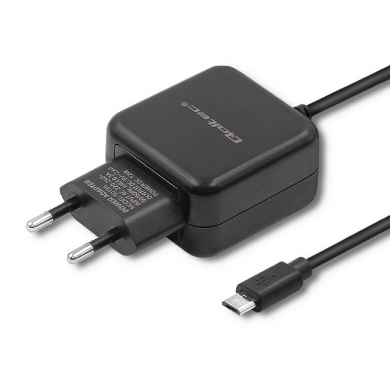 Obrázok pre Qoltec 50196 Nabíječka 5V | 2,4 A | 12 W | MicroUSB | Černá