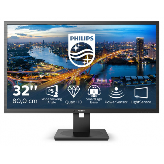 Obrázok pre Philips B Line 325B1L/00 plochý počítačový monitor 80 cm (31.5") 2560 x 1440 px 2K Ultra HD LCD Černá