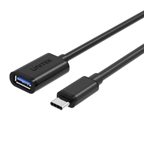 Obrázok pre UNITEK Y-C476BK USB kabel USB 3.2 Gen 1 (3.1 Gen 1) 0,2 m USB C USB A Černá