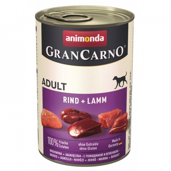 Obrázok pre ANIMONDA GranCarno Adult Hovězí a jehněčí - mokré krmivo pro psy - 400 g