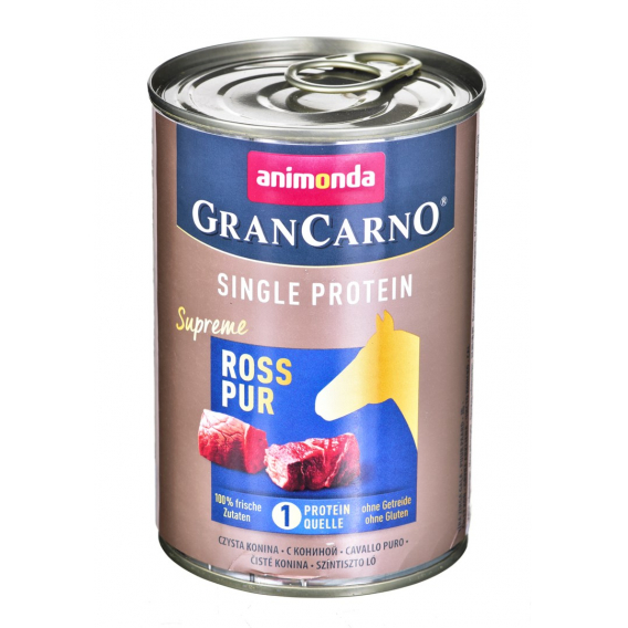 Obrázok pre ANIMONDA GranCarno Single Protein Koňské maso - vlhké krmivo pro psy - 400 g