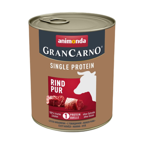 Obrázok pre ANIMONDA GranCarno Adult Single Protein Beef - vlhké krmivo pro psy - 800g