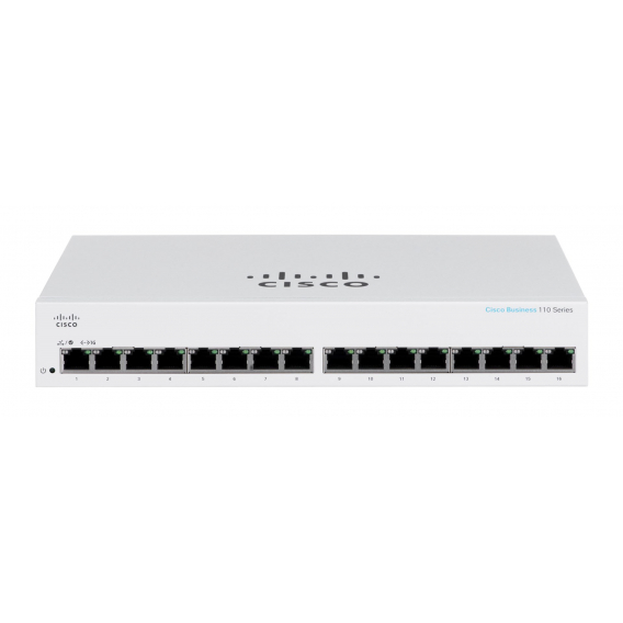 Obrázok pre Cisco CBS110 Nespravované L2 Gigabit Ethernet (10/100/1000) 1U Šedá