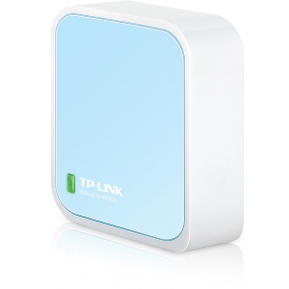 Obrázok pre TP-Link TL-WR802N bezdrátový router Fast Ethernet Jednopásmový (2,4 GHz) Modrá, Bílá