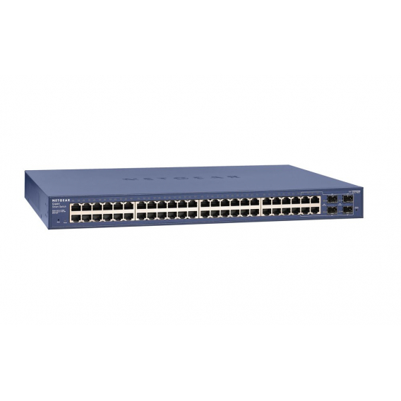 Obrázok pre NETGEAR GS748T Řízený L2+ Gigabit Ethernet (10/100/1000) Modrá