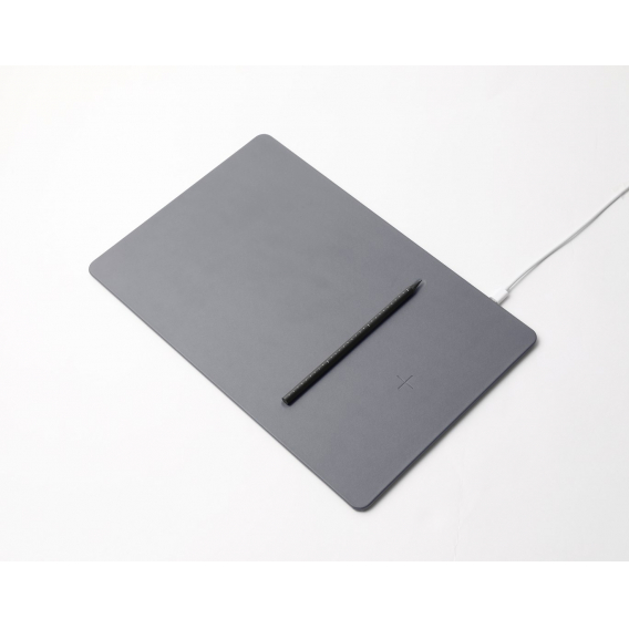 Obrázok pre Podložka pod myš s rychlým bezdrátovým nabíjením POUT HANDS 3 PRO šedá barva