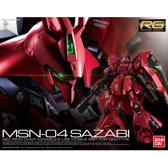 Obrázok pre RG 1/144 MSN-04 SAZABI