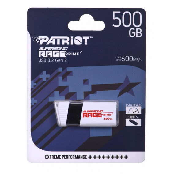 Obrázok pre PATRIOT RAGE PRIME 600 MB/S 512GB USB 3.2 8K IOPS