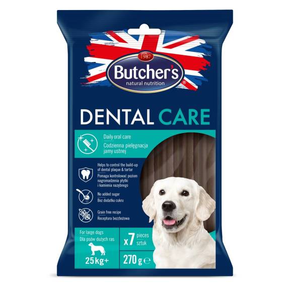 Obrázok pre Butcher's Dental Care - dentální snack pro velká plemena - 270g