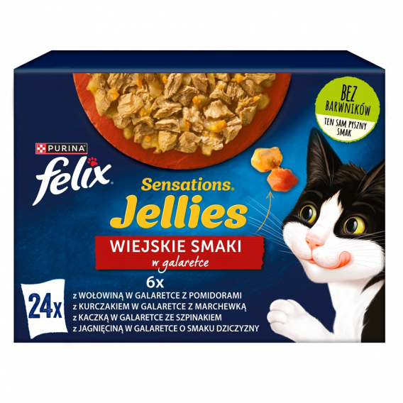 Obrázok pre Felix Sensations venkovské příchutě v želé - 24x 85g