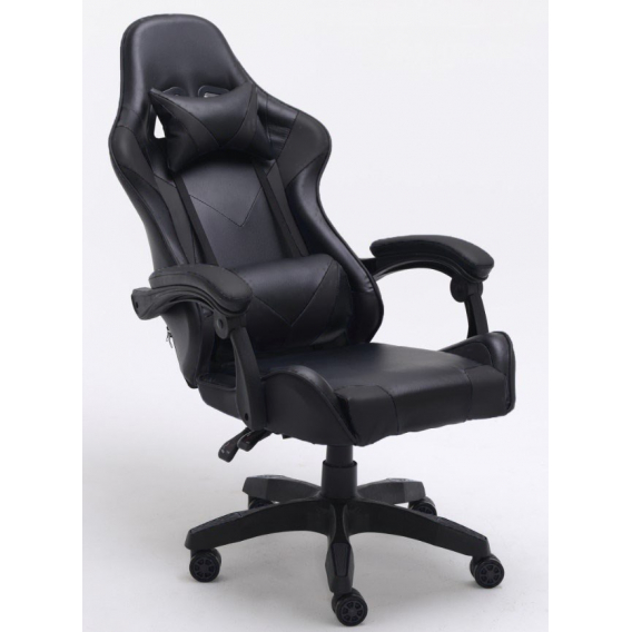 Obrázok pre Topeshop FOTEL REMUS CZERŃ kancelářská a počítačová židle Polstrované sedadlo Polstrovaná zádová opěrka