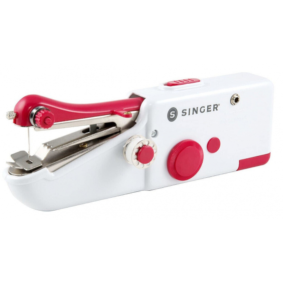 Obrázok pre SINGER Stitch Sew Quick Mini mechanický šicí stroj AA Baterie Bílá