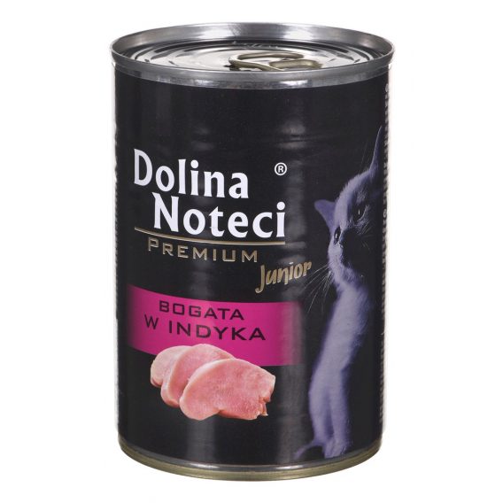 Obrázok pre Dolina Noteci Premium Junior bohatý na krůtu - Mokré krmivo pro kočky - 400 g