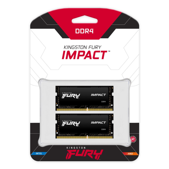 Obrázok pre Kingston Technology FURY Impact paměťový modul 64 GB 2 x 32 GB DDR4 1600 MHz