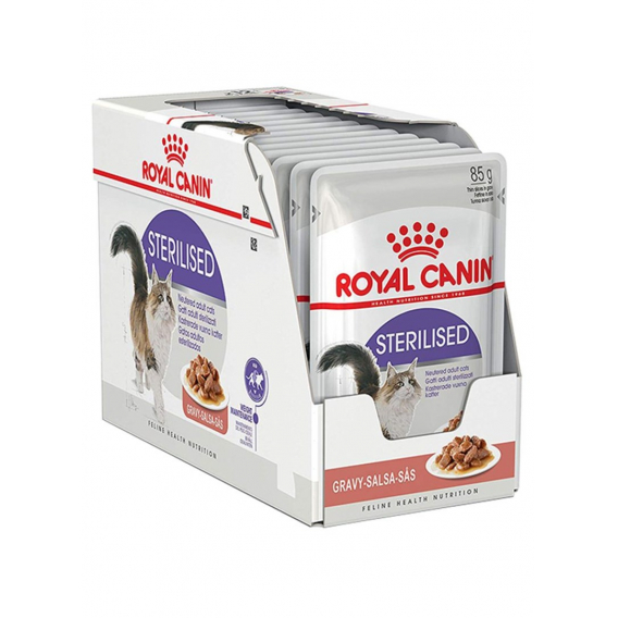 Obrázok pre ROYAL CANIN FHN Sterilised in sauce - vlhké krmivo pro dospělé kočky - 12x85g