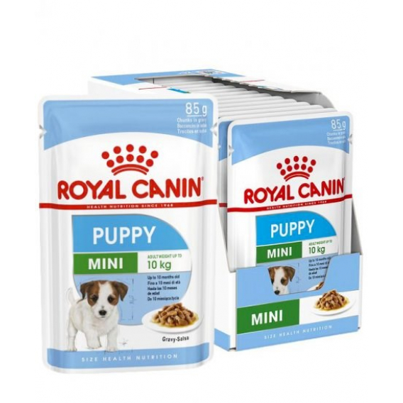 Obrázok pre ROYAL CANIN SHN Mini Puppy in sauce - mokré krmivo pro štěňata - 12X85g