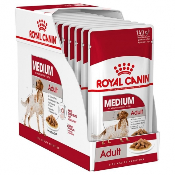 Obrázok pre ROYAL CANIN SHN Medium Adult in sauce - vlhké krmivo pro dospělé psy - 10x140g