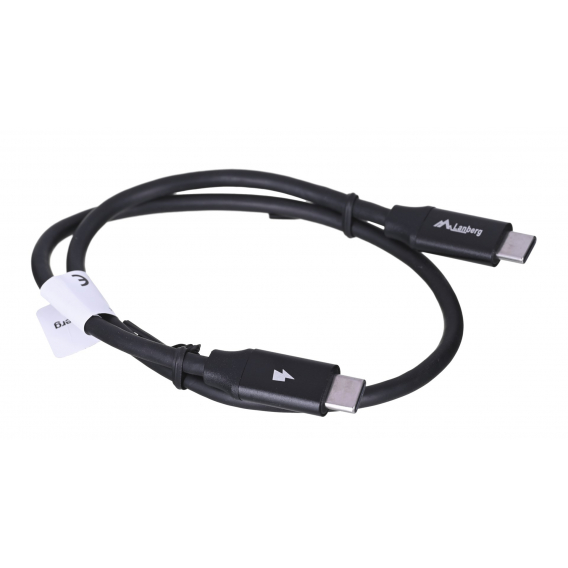 Obrázok pre Kabel LANBERG USB-C M/M 2.0 0,5 m PREMIUM QC 4.0 PD