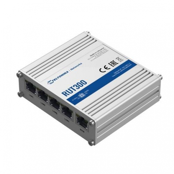 Obrázok pre TELTONIKA RUT300 Průmyslový kabelový router 5X RJ45 100 MB / S