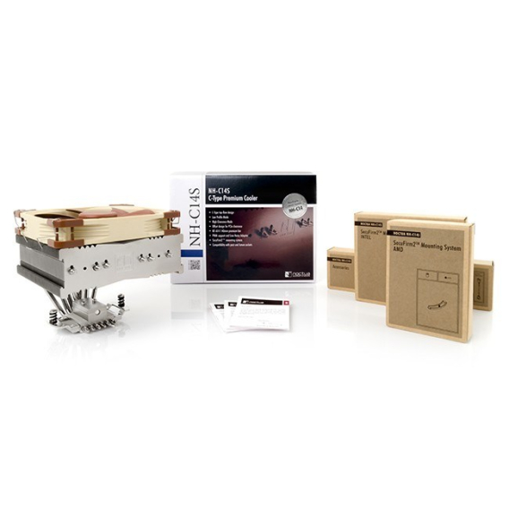 Obrázok pre Noctua NH-C14S Chladicí systém pro počítač Procesor Chladič 14 cm
