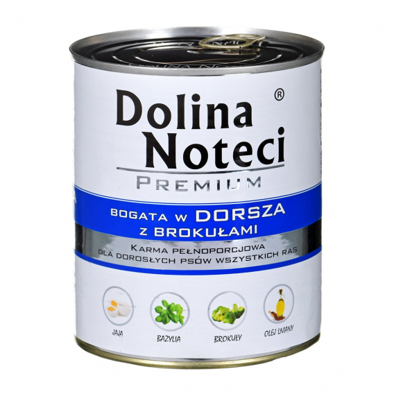 Obrázok pre DOLINA NOTECI Premium Bohaté na tresku a brokolici - vlhké krmivo pro psy - 800 g