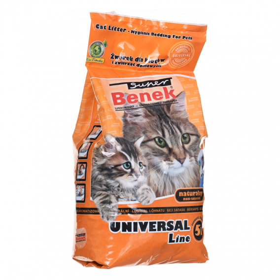 Obrázok pre SUPER BENEK UNIVERSAL Kočičí stelivo Bentonitová drť Přírodní 5 l