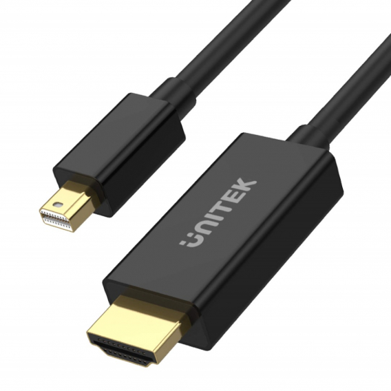 Obrázok pre Unitek V1152A Adaptér miniDP - HDMI 4K 30Hz kabel 2m