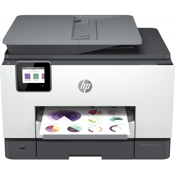 Obrázok pre HP OfficeJet Pro Tiskárna HP 9022e All-in-One, Barva, Tiskárna pro Malá kancelář, Tisk, kopírování, skenování, faxování, HP+; Podpora HP Instant Ink; Automatický podavač dokumentů; Oboustranný tisk