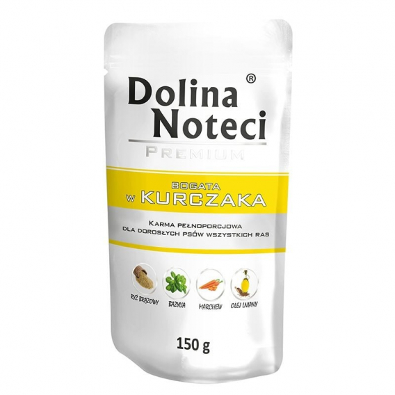 Obrázok pre DOLINA NOTECI Premium bohaté na kuřecí maso - mokré krmivo pro psy - 150 g